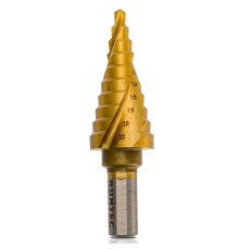 RUNTEC RT-DS4-22-10 Сверло ступенчатое RUNTEC 4-22 мм, 10 ступеней, HSS-TiN