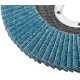 Круг лепестковый торцевой циркониевый Cutop Profi Plus (80 лепестков), 125 х 22,2 мм, Р36 CUTOP