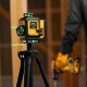 Лазерный уровень мультипризменный DLV 360-4T, 30 м, зеленый луч, Li-Ion 2,4 Aч, штатив Denzel