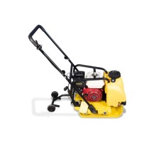 Виброплита TOR C-85T(R) 90 кг, 13,5кН (Honda) бак, коврик, колесный комплект