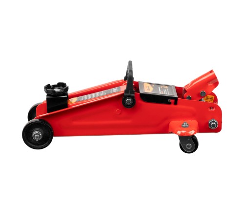 Домкрат гидравлический подкатный, 2 т, h подъема 125-300 мм, в пластиковом кейсе Sparta