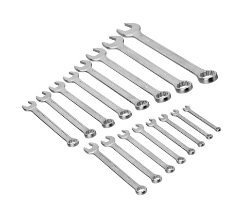 Набор инструментов, 1/2", 1/4", CrV, S2, пластиковый кейс, 122 предмета Denzel