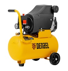 Компрессор воздушный DLC1300/24 безмасляный 1.3 кВт, 24 литра, 206 л/мин Denzel