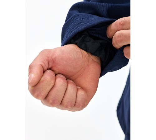 Костюм сварщика Велд-СОП 2 кл.защиты (тк.Хлопок-ОП,350) брюки, т.синий/васильковый