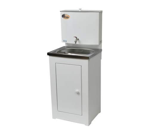 Умывальник дачный без подогрева "Люкс" ВИХРЬ, нержавейка, белый