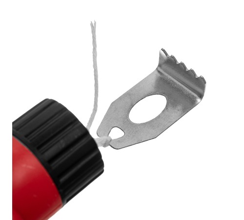 Шнур разметочный в пластмассовом обрезиненном корпусе, порошок красный Matrix