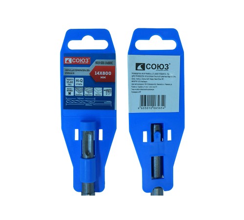 Бур SDS+ СОЮЗ 9019-SDS-14x800C Бур SDS+ СОЮЗ 9019-SDS-14x800C