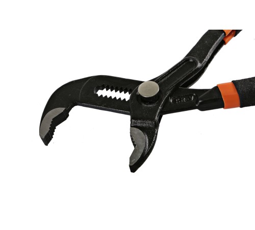 Клещи переставные, 175мм, кнопочный шарнир, зев 26мм, ПВХ рукоятки, Sturm!
