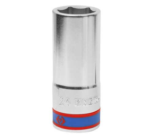 Головка торцевая глубокая шестигранная 3/4", 24 мм KING TONY 623524M Головка торцевая глубокая шестигранная 3/4", 24 мм KING TONY 623524M