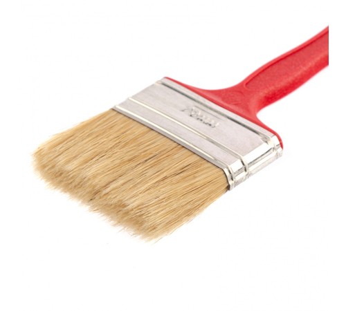 Кисть флейцевая удлиненная, 70 x 12, натуральная щетина, пластиковая ручка Matrix 