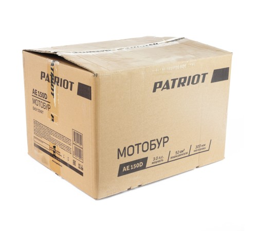 Мотобур бензиновый PATRIOT AE 150 D (без шнека) Мотобур бензиновый PATRIOT AE 150 D (без шнека)