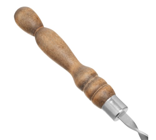 Набор шампуров плоских, 650 мм, с деревянной рукояткой, в чехле, 6 шт., Camping// Palisad