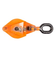 Блок монтажный однорольный с  ушком TOR HQG(L) K1-1,0 т с откидной щекой (T)