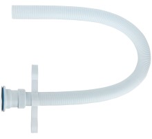 Сифон гофрированный белый нержавеющий РОС