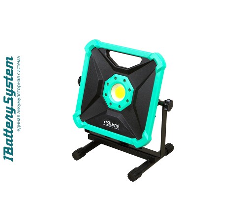 Фонарь-прожектор, 20W, 2000лм, 1BatterySystem, БЕЗ АКБ и ЗУ, Sturm!