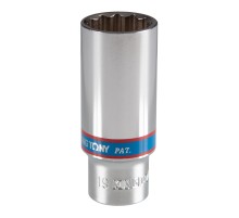 Головка торцевая глубокая двенадцатигранная 3/8", 19 мм KING TONY 323019M Головка торцевая глубокая двенадцатигранная 3/8", 19 мм KING TONY 323019M