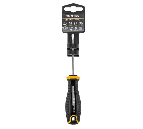 RUNTEC RT-SD1SL3.0x75 Отвертка RUNTEC SL3.0 x 75 мм S2 RUNTEC RT-SD1SL3.0x75 Отвертка RUNTEC SL3.0 x 75 мм S2