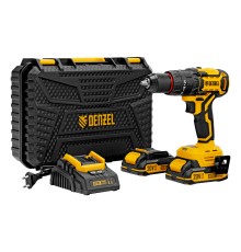 Дрель-шуруповерт аккумуляторная ударная бесщет. CIDH-BL-20, Li-Ion, 20 В// Denzel