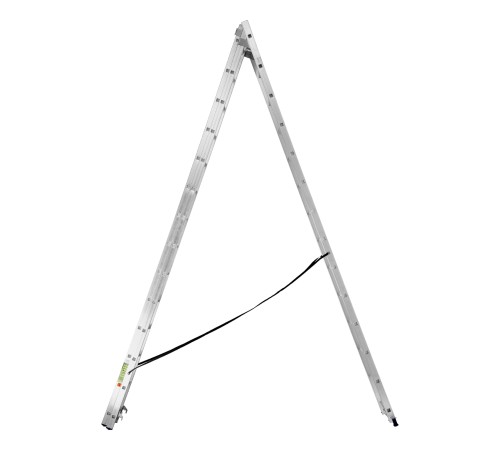 Лестница, 3 х 14 ступеней, алюминиевая, трехсекционная, Сибртех