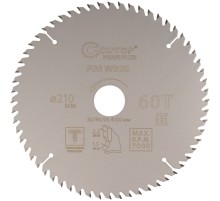 Диск пильный по дереву с тефлоновым покрытием 60Т, CUTOP Profi plus, 210 х 1,5/2,2 х 32/30/25,4/20 мм CUTOP Диск пильный по дереву с тефлоновым покрытием 60Т, CUTOP Profi plus, 210 х 1,5/2,2 х 32/30/25,4/20 мм CUTOP