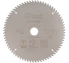 Диск пильный по дереву с тефлоновым покрытием 72Т, CUTOP Profi plus, 255 х 1,8/2,6 х 32/30/25,4/20 мм CUTOP Диск пильный по дереву с тефлоновым покрытием 72Т, CUTOP Profi plus, 255 х 1,8/2,6 х 32/30/25,4/20 мм CUTOP