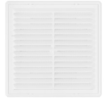 Вентиляционная решетка, пластиковая, 150 х 150 мм, съемная, с сеткой РОС