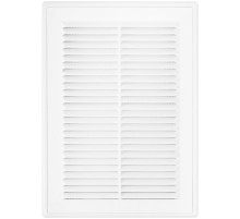 Вентиляционная решетка, пластиковая, 185 х 255 мм, съемная с сеткой РОС