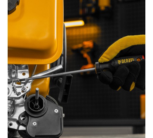 Отвертка, PH1х150 мм, S2, 3к рукоятка Denzel