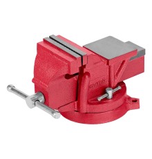 Тиски слесарные, 100 мм, поворотные, с наковальней Matrix