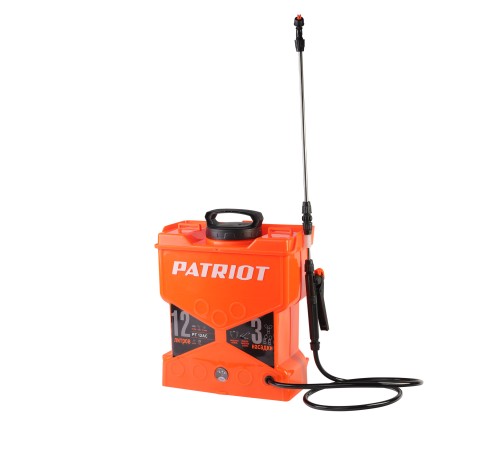 Опрыскиватель ранцевый аккумуляторный PATRIOT PT 12 AC Опрыскиватель ранцевый аккумуляторный PATRIOT PT 12 AC