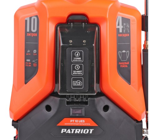 Опрыскиватель аккумуляторный PATRIOT PT 10 UES Опрыскиватель аккумуляторный PATRIOT PT 10 UES