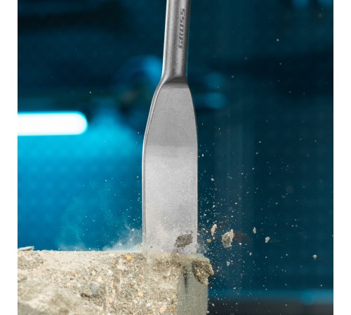 Зубило плоское, изогнутое 40 x 260мм, CrMo, SDS PLUS Gross