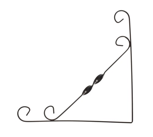 Кронштейн декоративный, 250 х 250 мм, коричневый Сибртех