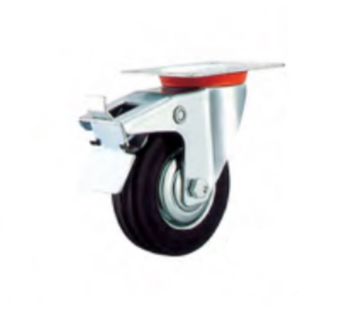 Колесо поворотное резина SCb 85 250 мм с тормозом (N) Колесо поворотное резина SCb 85 250 мм с тормозом (N)