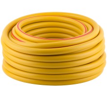 Шланг поливочный трехслойный армированный, желтый 3/4" х 2,2 мм х 25 м КУРС РОС