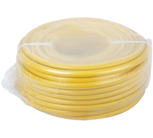 Шланг поливочный трехслойный армированный, желтый 1/2" х 1.9 мм х 50 м КУРС РОС