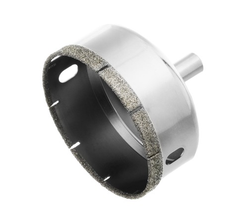 Сверло по стеклу и керамической плитке, 68 х 55 мм, цилиндрический хвостовик Сибртех