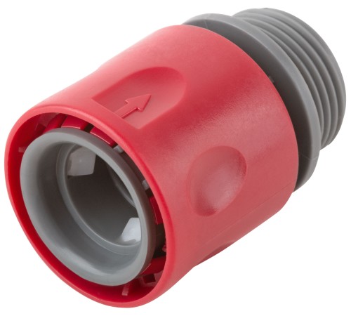 Соединитель пластиковый, внешняя резьба 3/4" КУРС