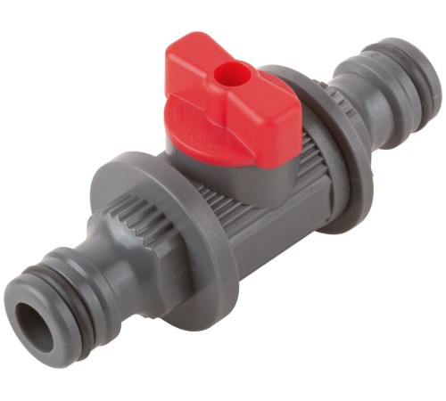 Переходник пластиковый с запорным клапаном (быстросъемное соединение) КУРС