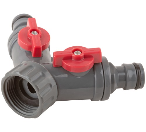 Распределитель 2-х канальный, внутренняя резьба основания 3/4" КУРС