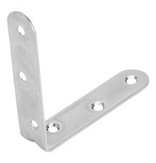 Кронштейн МК 80 х 80 мм, цинк, 10 шт, (Металлист)