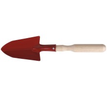 Совок посадочный с деревянной ручкой широкий РОС