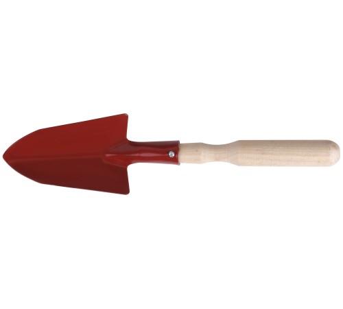 Совок посадочный с деревянной ручкой широкий РОС