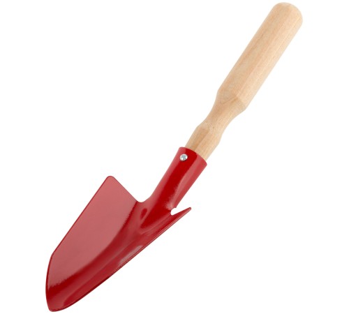 Совок посадочный с деревянной ручкой широкий РОС