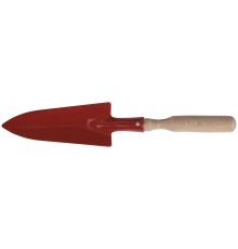Совок посадочный с деревянной ручкой узкий РОС