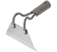 Мотыга прямая 150х80 мм, нержавеющая сталь, без черенка FIT РОС