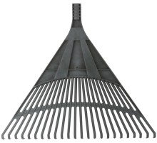 Грабли веерные пластиковые большие, 24 зуба, 610х540 мм, без черенка РОС