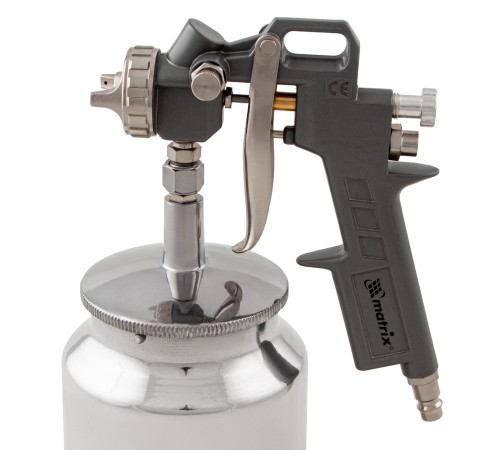 Набор пневмоинструмента, 5 предметов, быстросъемное соединение, краскораспылитель с верхним бачком Matrix Набор пневмоинструмента, 5 предметов, быстросъемное соединение, краскораспылитель с верхним бачком Matrix