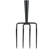 Вилы садовые 4 плоских зуба без черенка 180х230 мм РОС