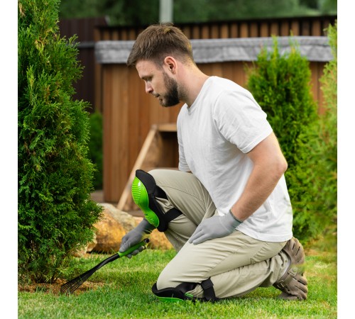 Наколенники с рифленой PVC накладкой, вставка из EVA// Сибртех